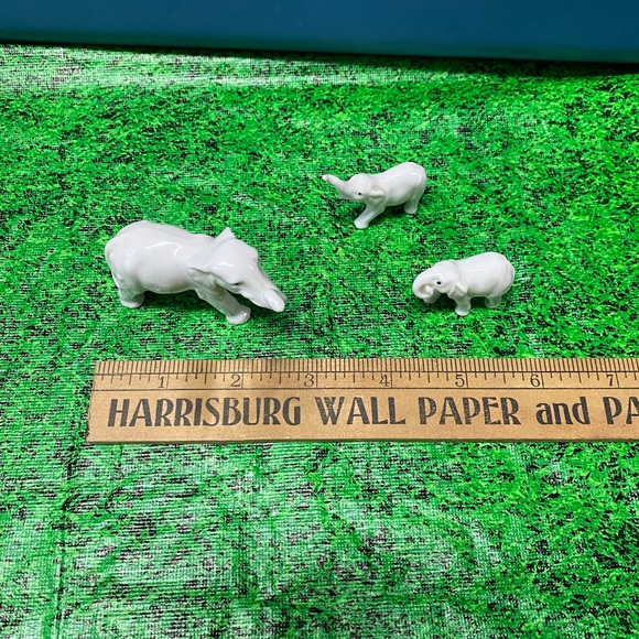 Trio of Mother and Baby Elephants - Picture 3 of 3